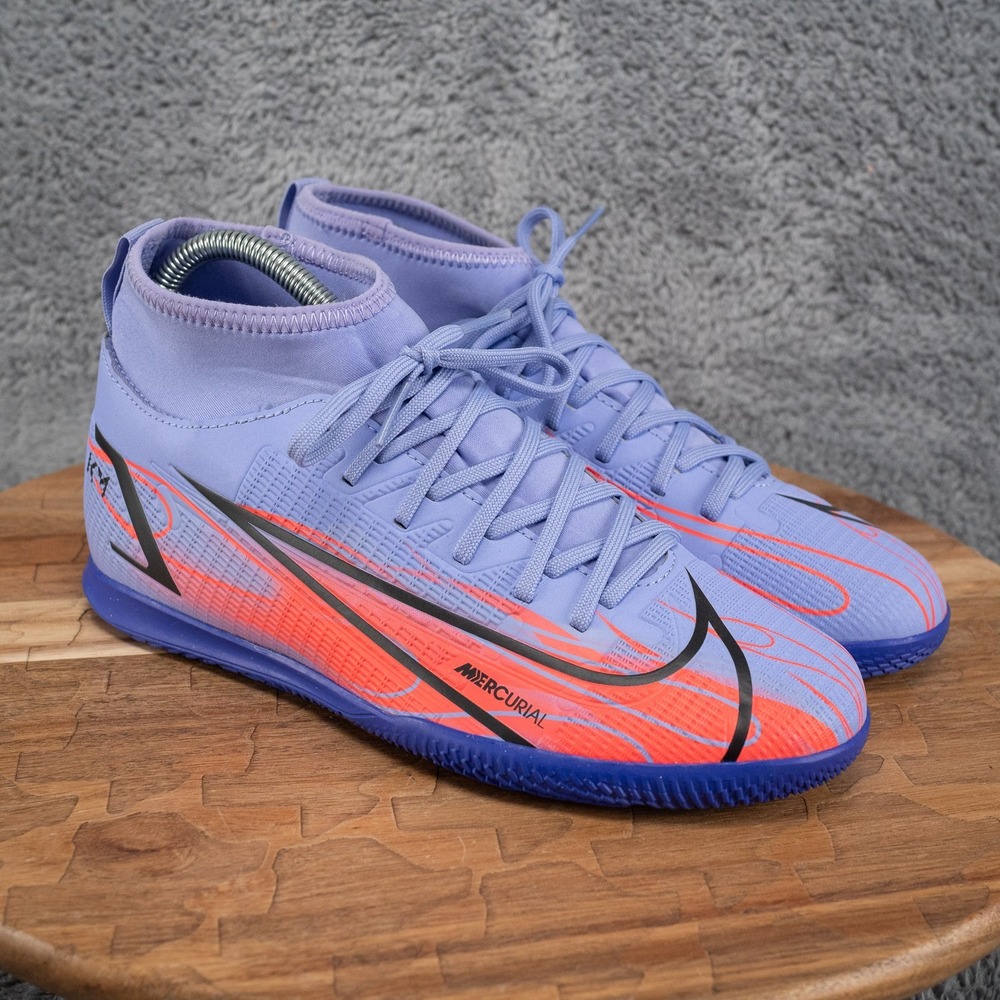 Nike Mercurial Superfly 8 Academy TF Kids 6Y Crimson KM Soccer Shoes DB0932-506
